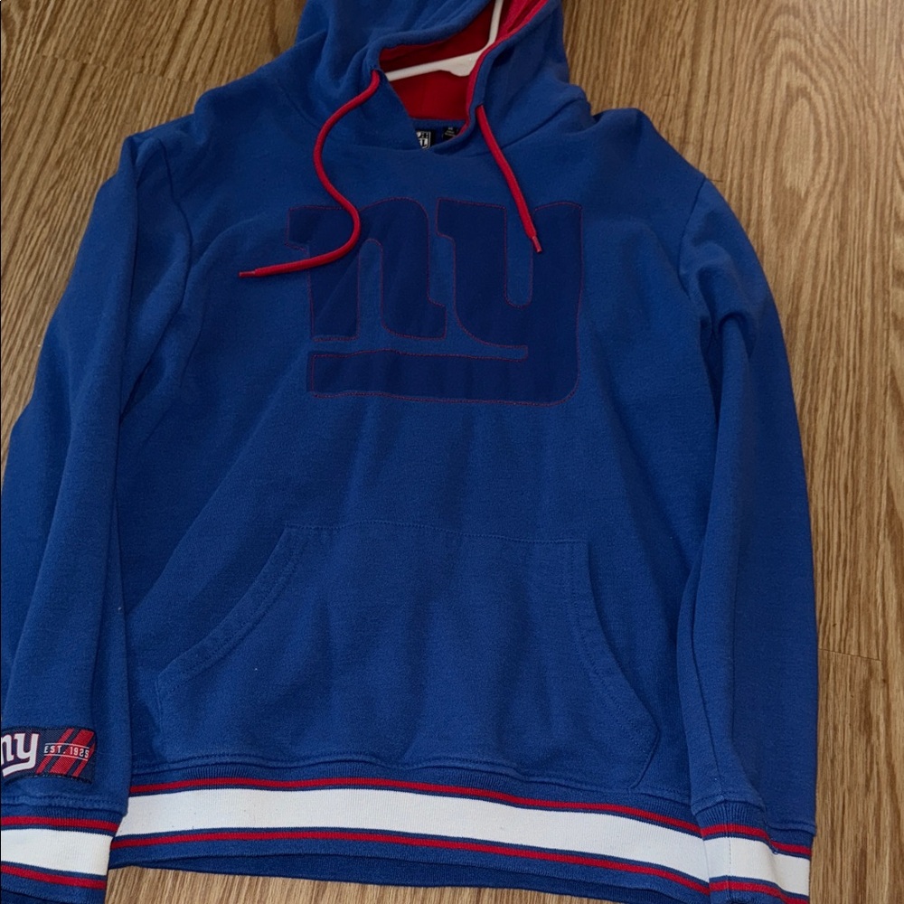 NFL Blue NY Logo Men's Hoodie
